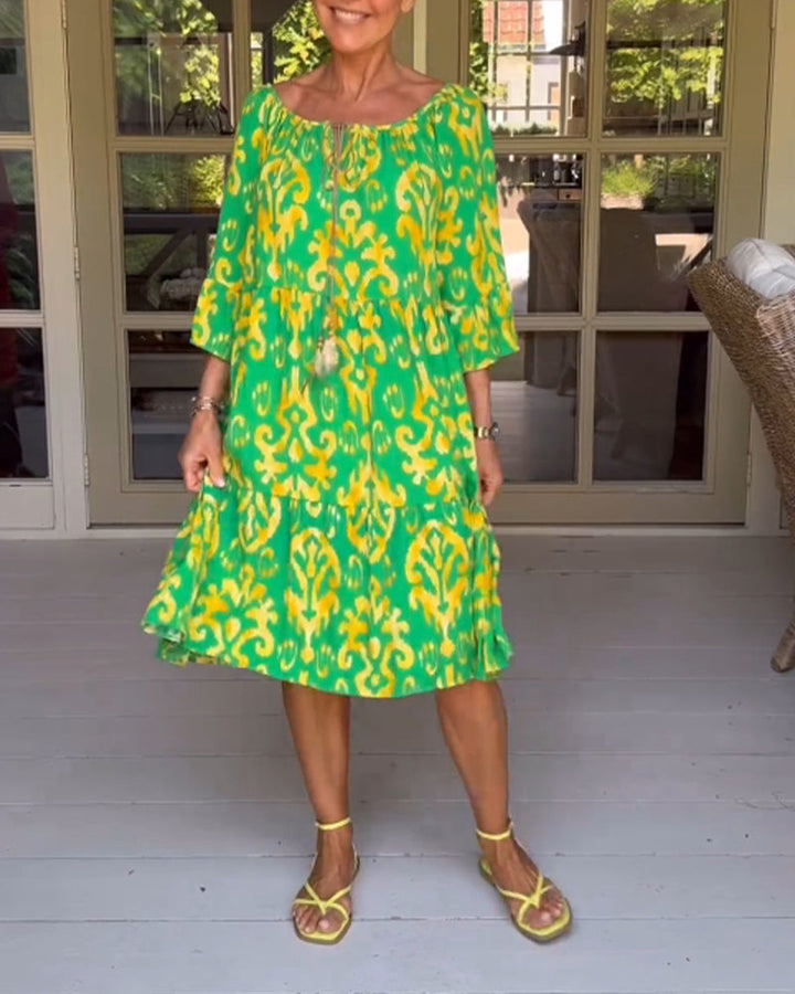 Rita – Abito boho stampato