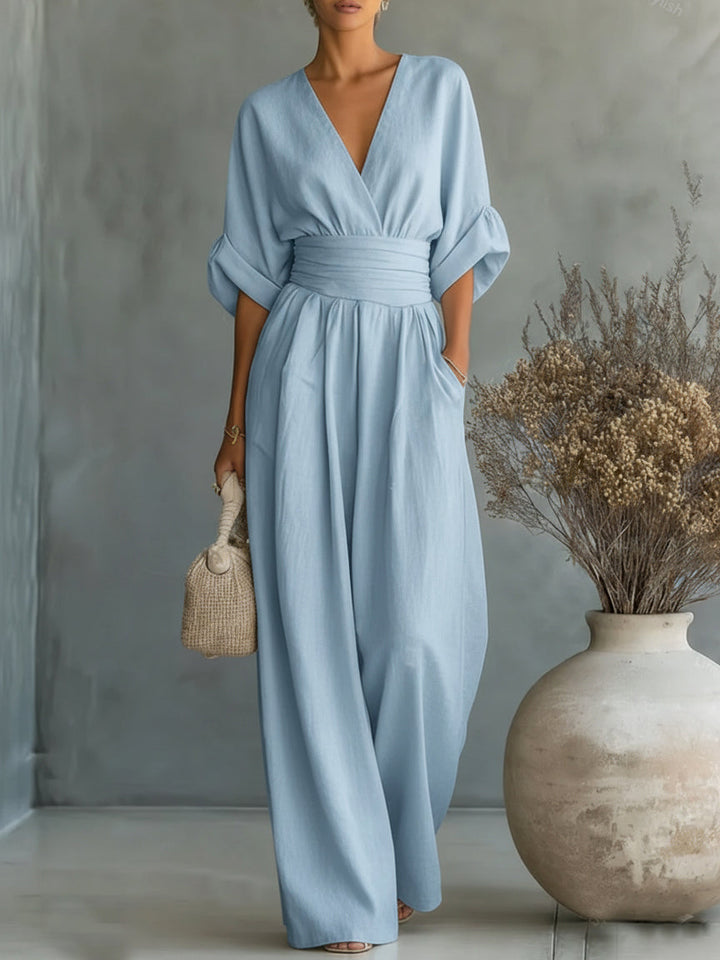 Combinazione elegante con scollatura