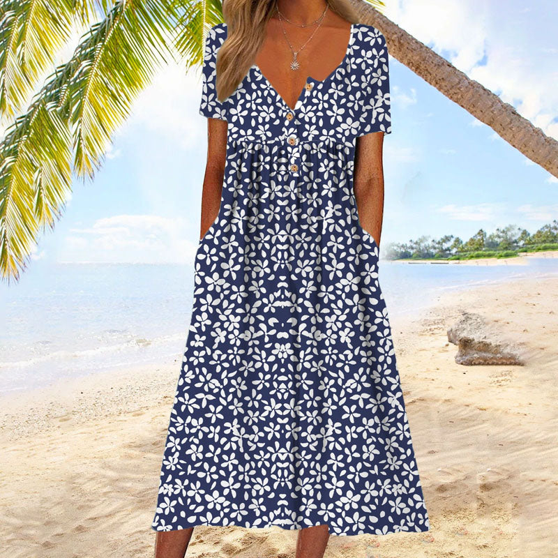 Isabella – Abito boho floreale leggero