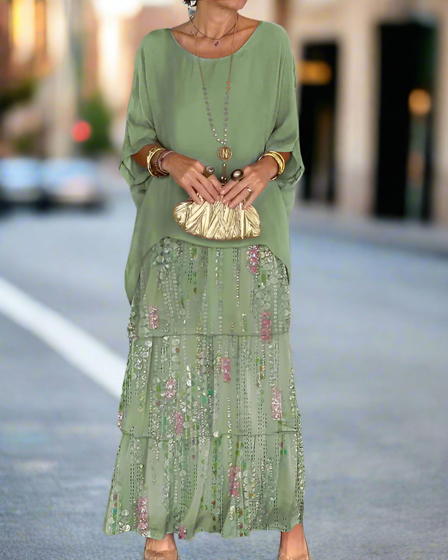 Alessia – Abito boho a strati