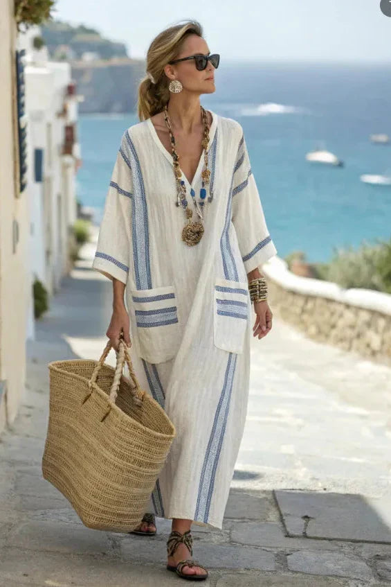 Allegra – Abito boho maxi estivo