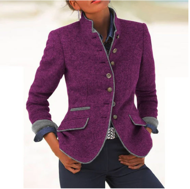 Marisa – Cardigan elegante con collo alto