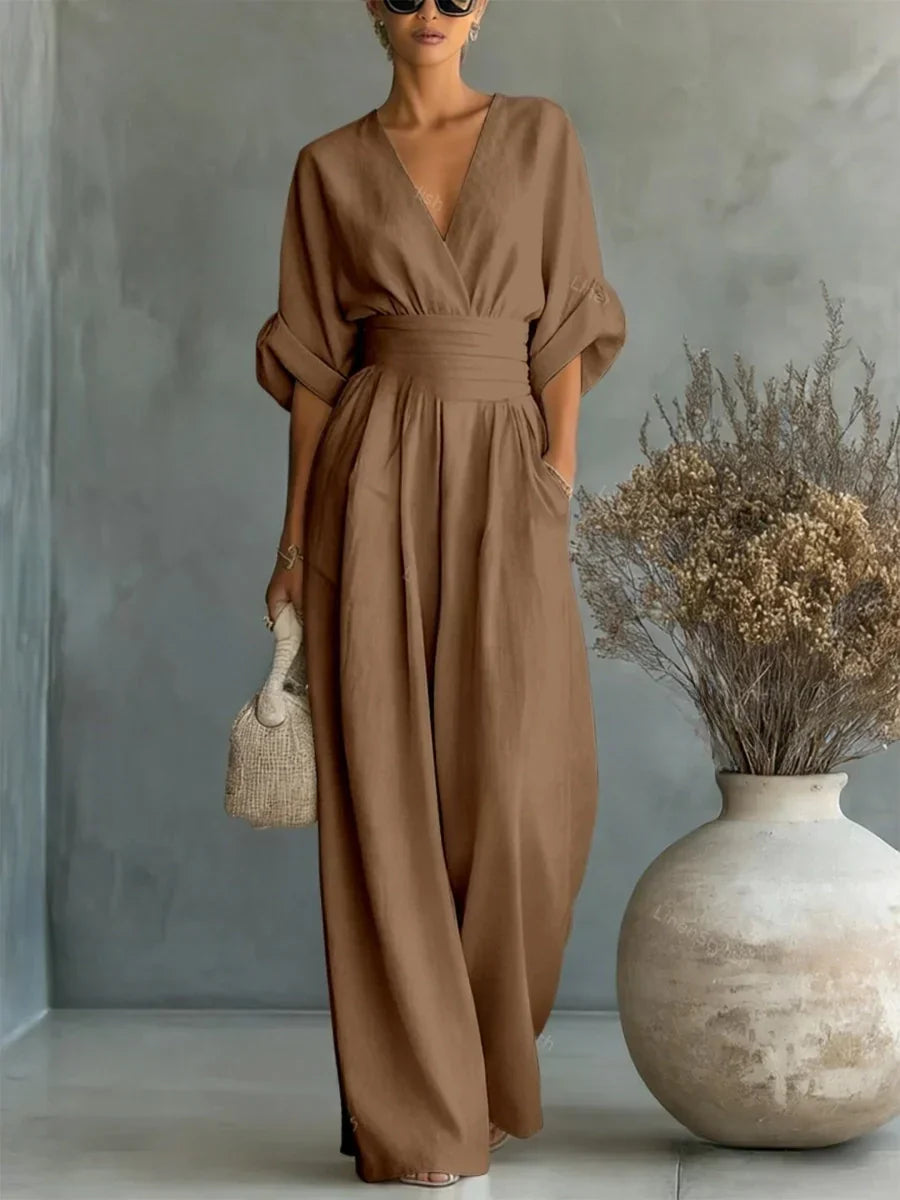Combinazione elegante con scollatura