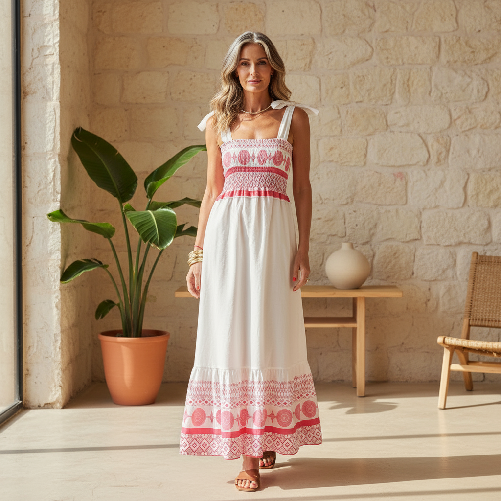 Arianna – Abito boho maxi
