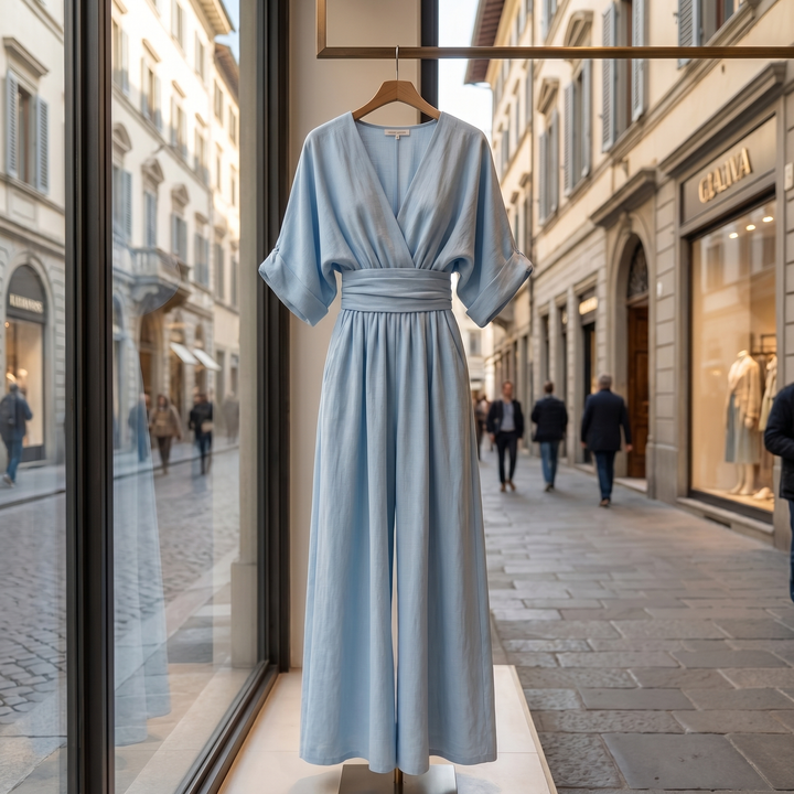 Combinazione elegante con scollatura