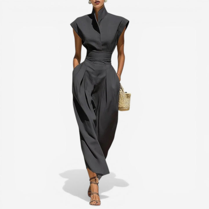 Addison Jumpsuit con collo alto