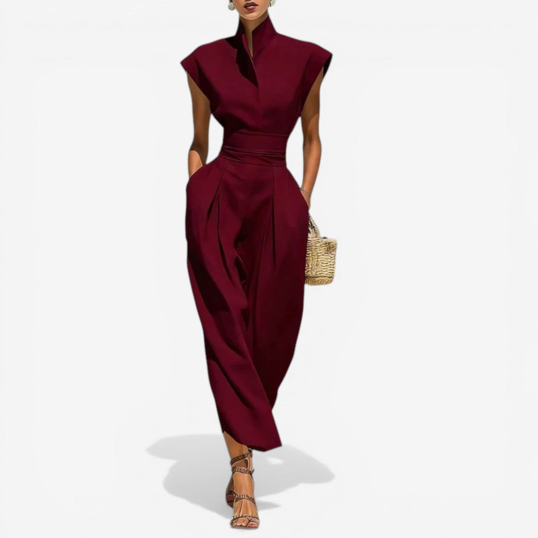Addison Jumpsuit con collo alto