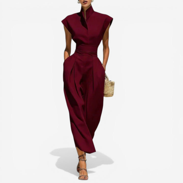 Addison Jumpsuit con collo alto