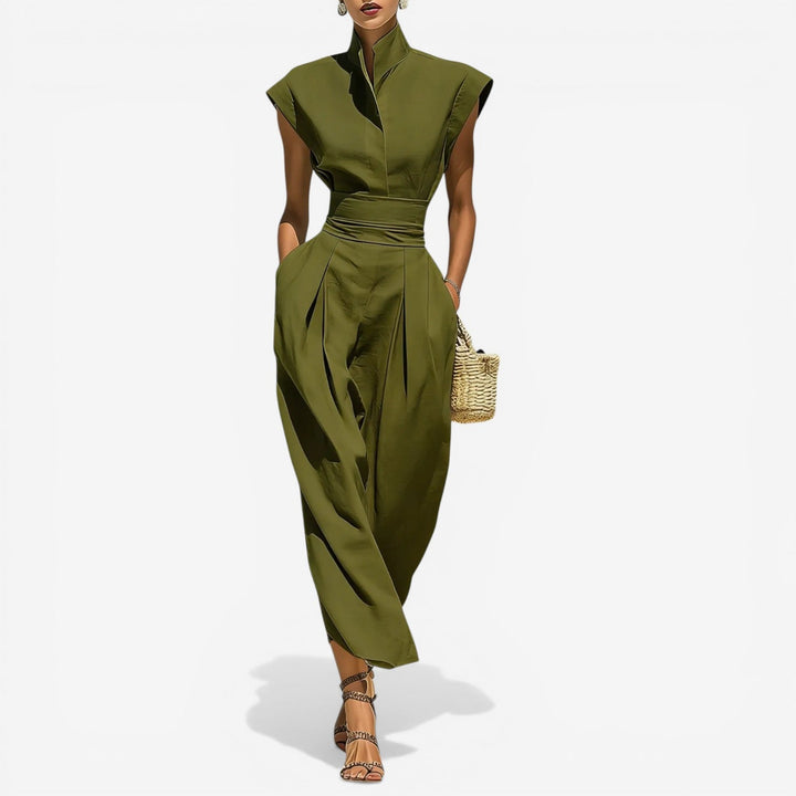 Addison Jumpsuit con collo alto