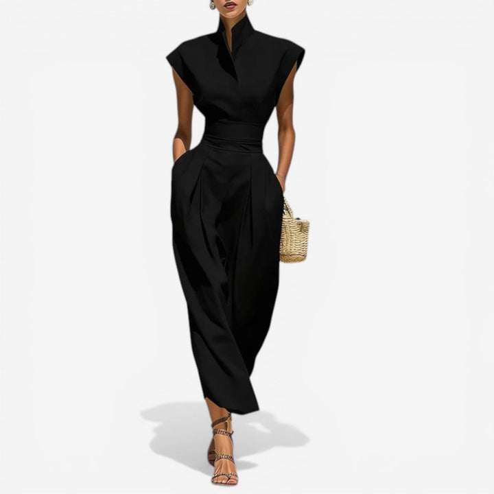 Addison Jumpsuit con collo alto