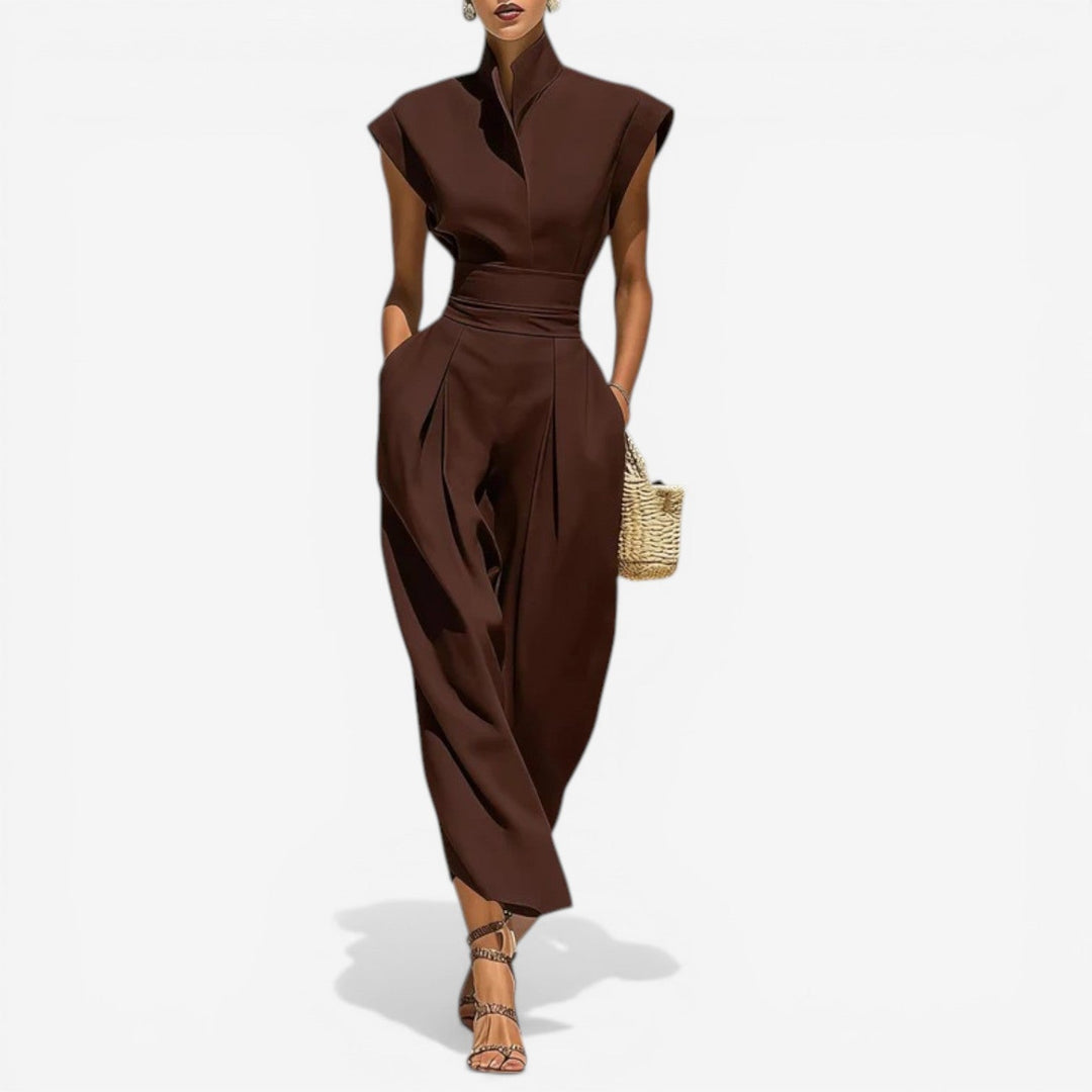 Addison Jumpsuit con collo alto