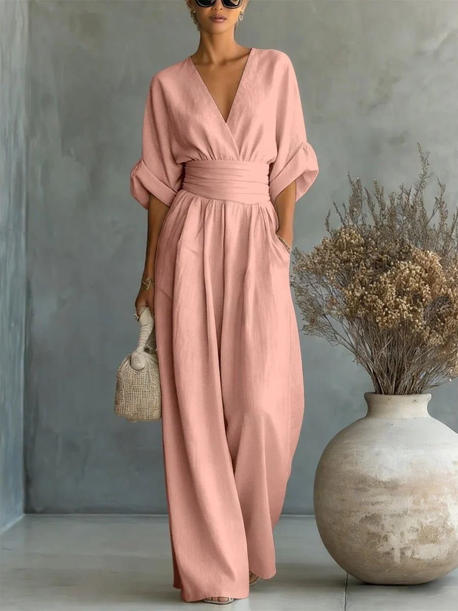 Combinazione elegante con scollatura
