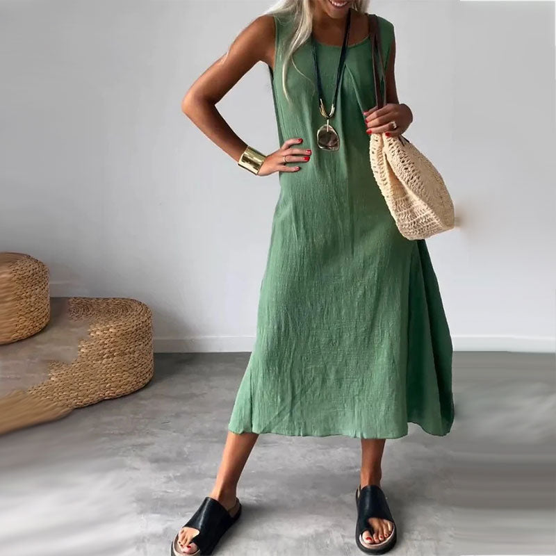 Amelia – Abito boho smanicato