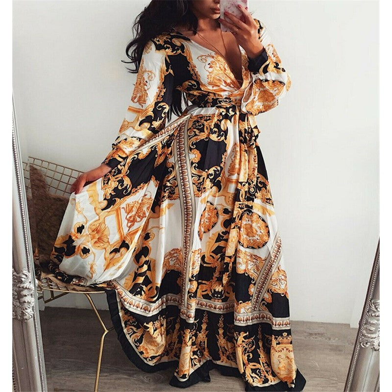 Fabiola – Abito boho stampato
