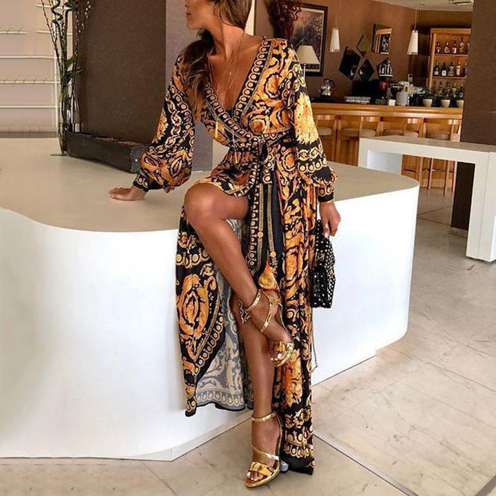 Fabiola – Abito boho stampato